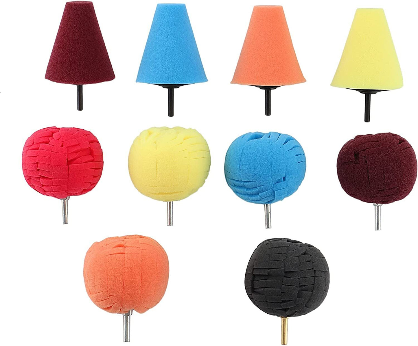 Power Drill Tool Set Sponge Polishing Pad Buffing Pad For Car Wheel Hub Cleaning