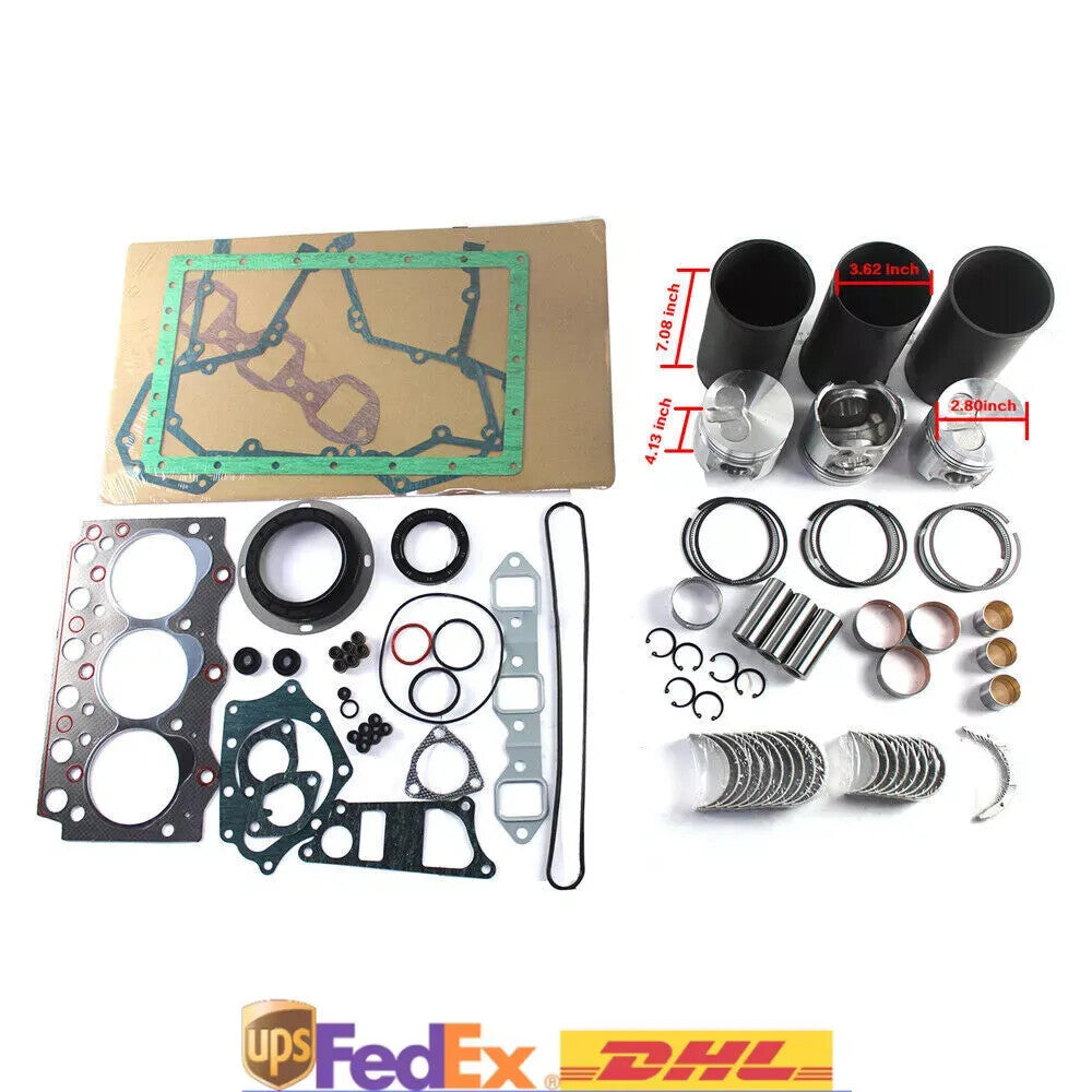 Engine Overhaul Rebuild Kit 3D95 3D95S 3D95S-W-1 For Komatsu PC50UU-1 Excavator