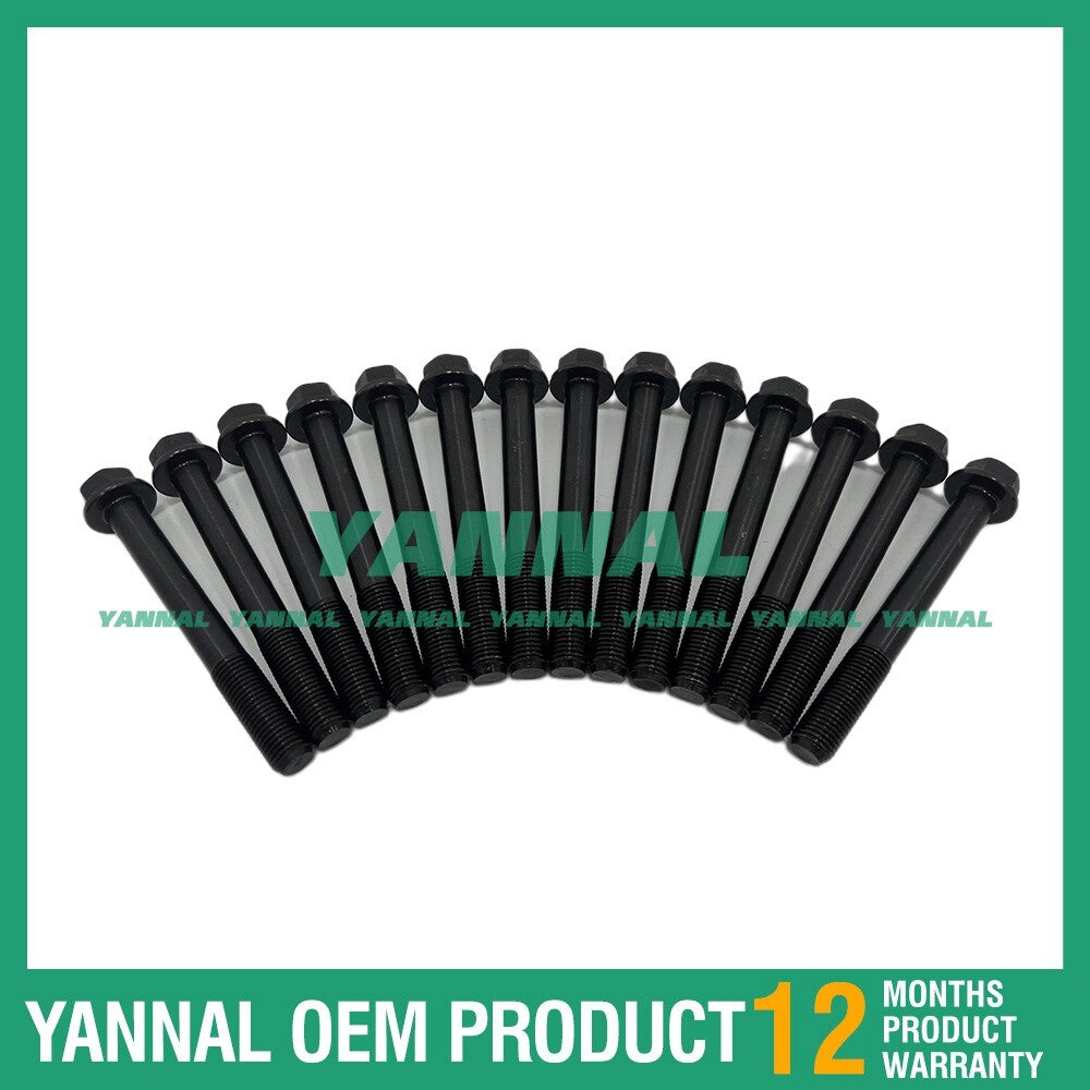 14-piece new D950 cylinder head bolt set for Kubota B1600, B8200, B20, B1702