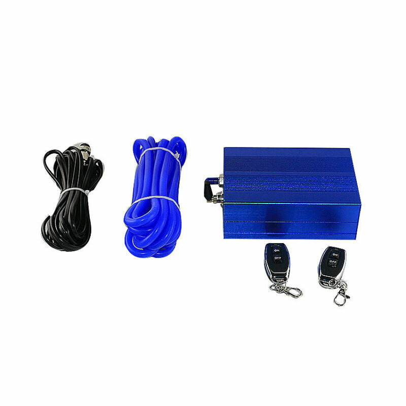 2.5 ID 3 OD Adjust The Sound Muffler W/ Exhaust Valve 8.56 Inch Dual Outlet