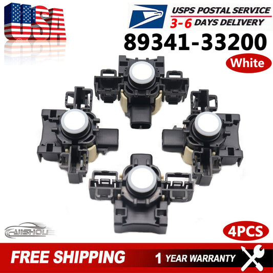 4Pcs Bumper Parking Sensor PDC for 2013-2015 for Lexus IS350 IS250 GS350 89341-53010