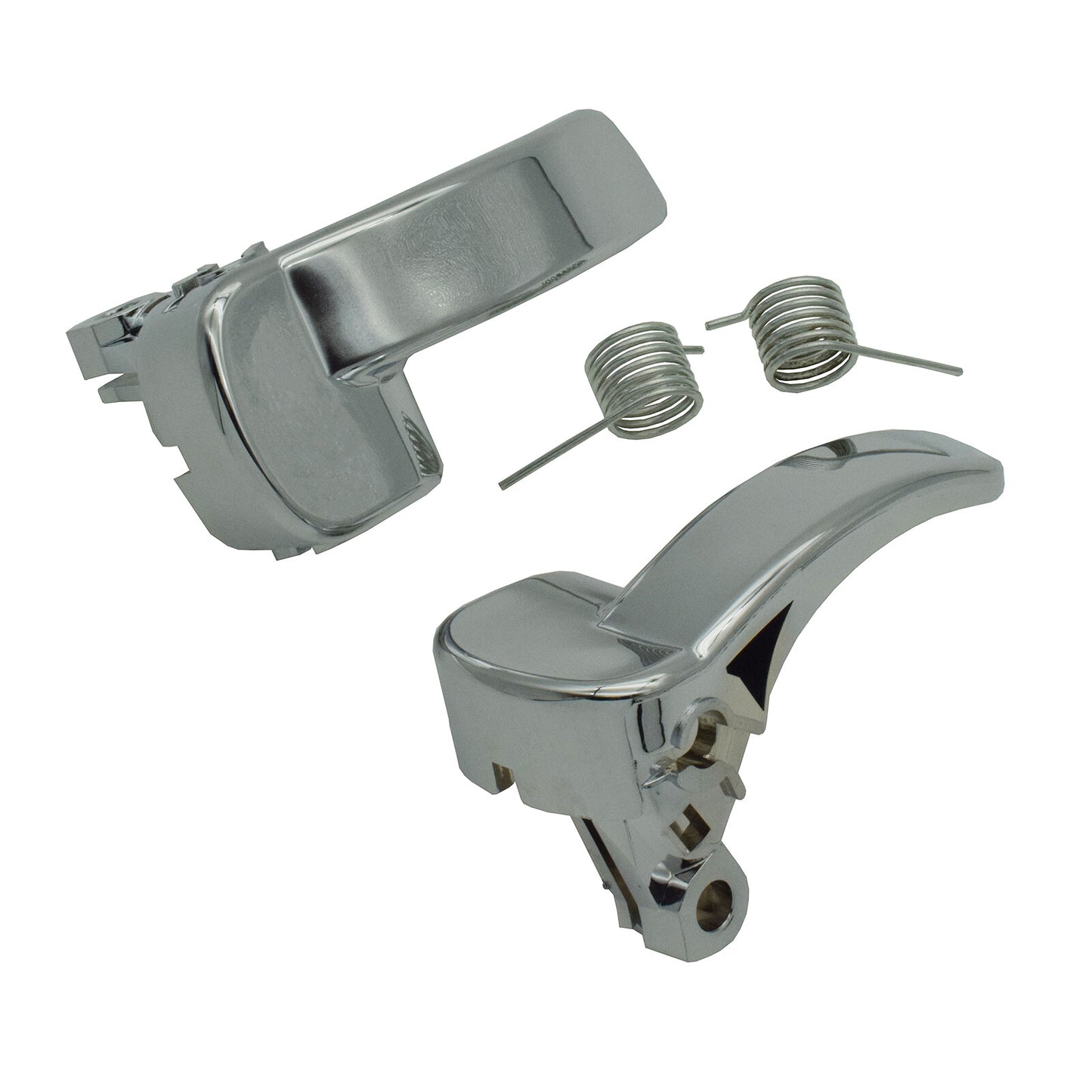 2PCS Inner Chrome Door Handle Left  Right Side for Nissan Qashqai J10 2007-2013