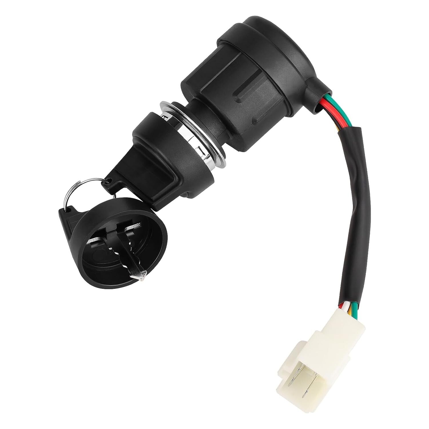 5 Wire Contact Key Switch Ignition Start Switch 5 Pin Starter Lock for Buggy