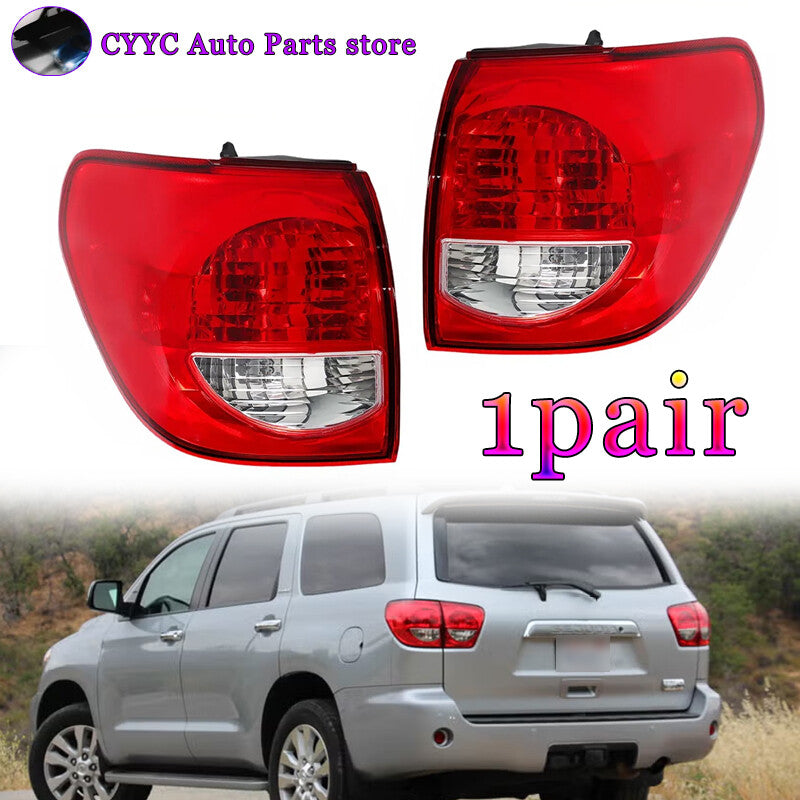 Pair Rear Tail Light Turn Signal Light for Toyota Sequoia 2008-2017