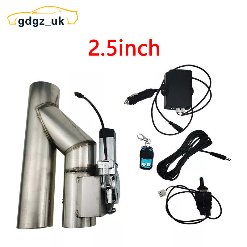 2.5 Electric Exhaust Butterfly Single Control Valve with Remote Manual Switch