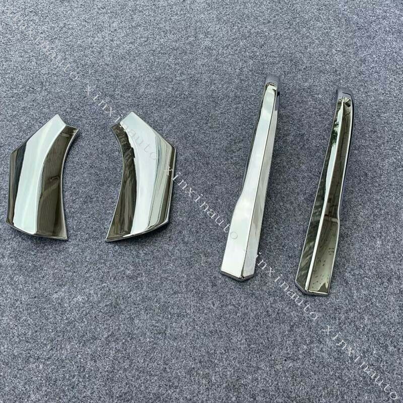 for Toyota RAV4 2019-2023 Chrome ABS Exterior Rear View Side Mirror Strips Trim