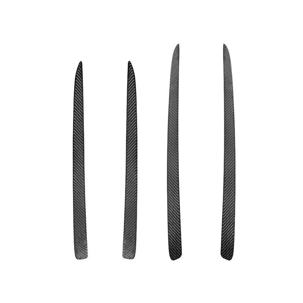 4pcs Carbon Fiber Interior Door Side Trim Cover Trim for Dodge Durango 2014-2020