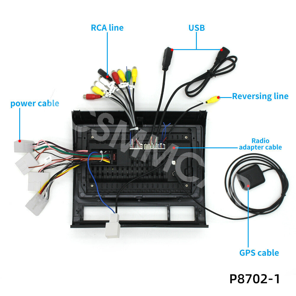 9in Touch Screen Stereo Bluetooth Radio Player Fit for Toyota Tacoma 2005-2013