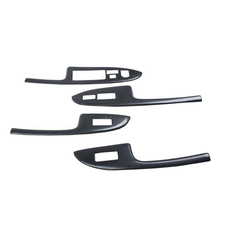 for Honda Accord 7Th EX 2003-2007 Carbon Fiber Window Lift Panel Switch Cover