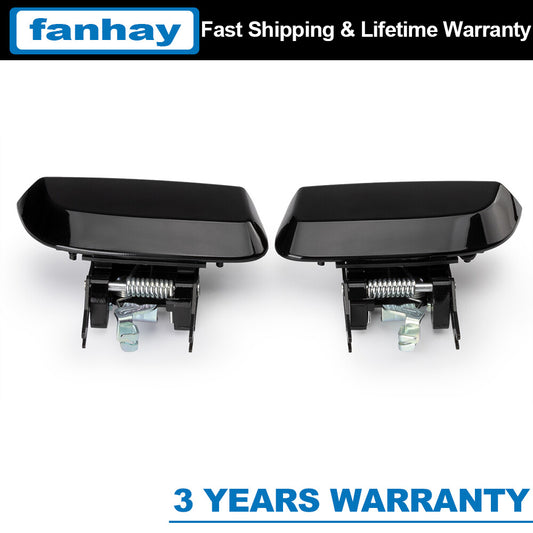 Rear Left Right Black Door Handle for 2005-2012 for Nissan Pathfinder 4.0L V6 5.6L