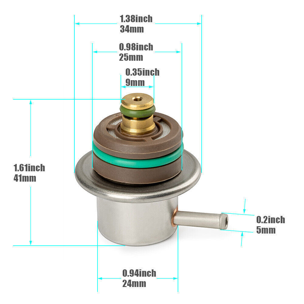 Fuel Pressure Regulator XR3Z-9C968AA for 1999-2002 for Ford E-150 Econoline 2000 01
