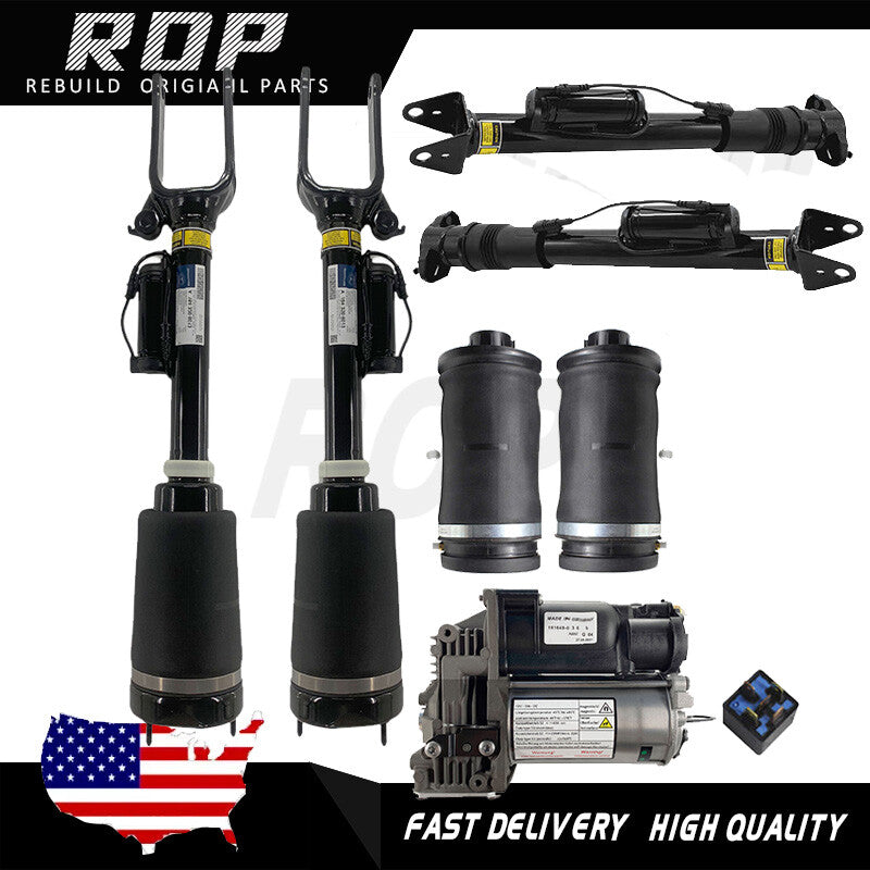 Fit for Mercedes-Benz GL350 GL550 GL450 GL550 GL63 AMG Air Suspension 7Pcs set New