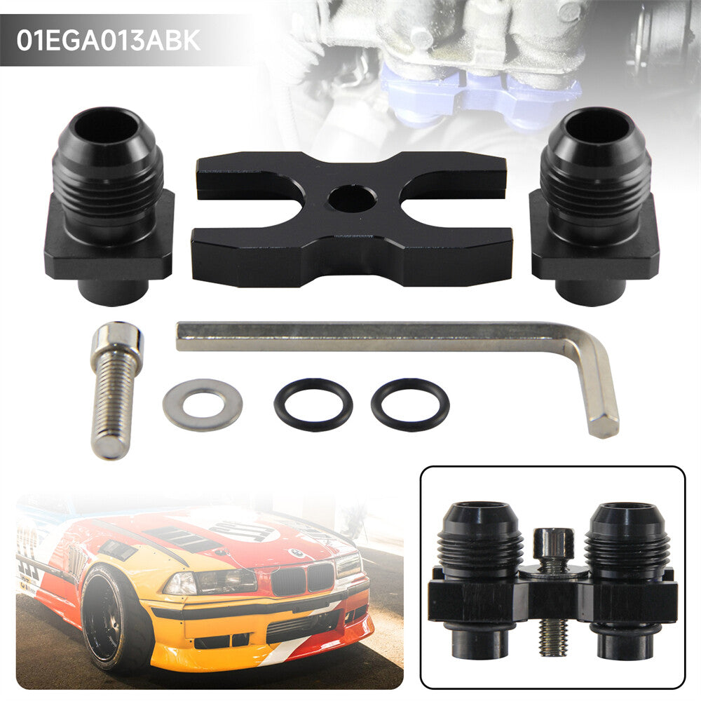 AN10 Oil Cooler Adapter Fitting for BMW E36 E46 Euro E82 E9X 135/335 E46 M3 E90
