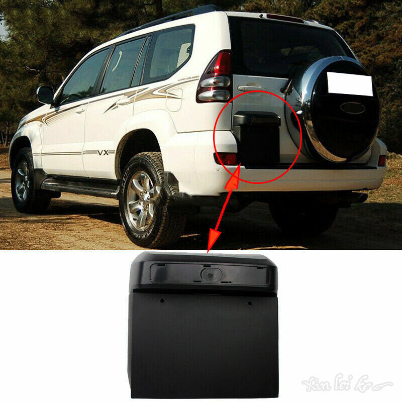 for Toyota Prado 2003-09 Black Rear License Plate Mounting Bracket Repair Kit 1x