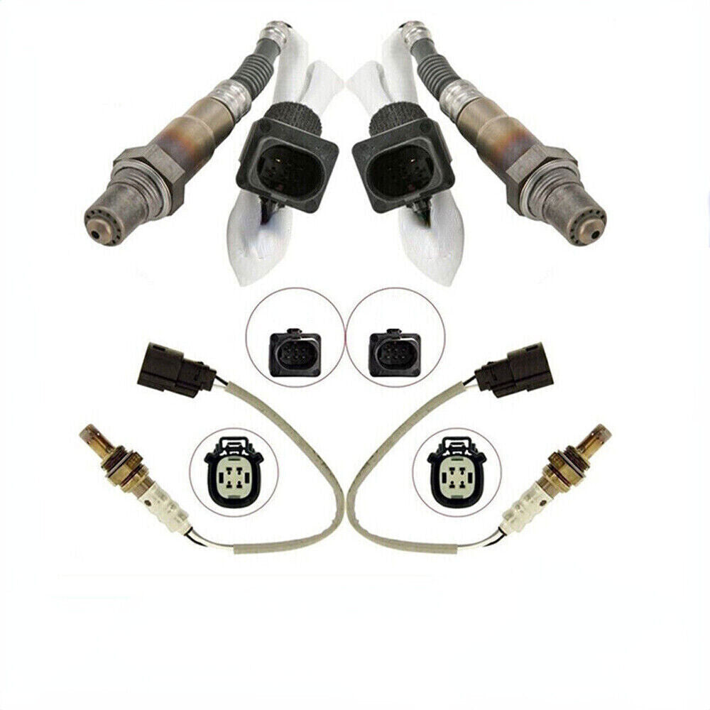 Set(4) Front+Rear Oxygen Sensor For 2011 2012-2015 for Ford Flex Taurus 3.5L Turbo
