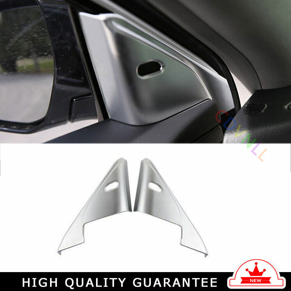 A Post Front Triangle Cover Trim for Nissan Altima Teana 2013-2018 Matte Silver