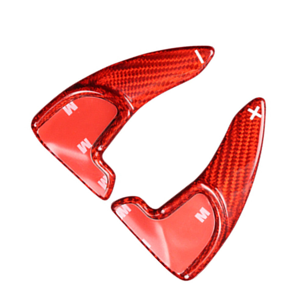 Lenkradschaltwippe f¨¹r for Dodge for Challenger Charger Kohlefaser Rot Paar