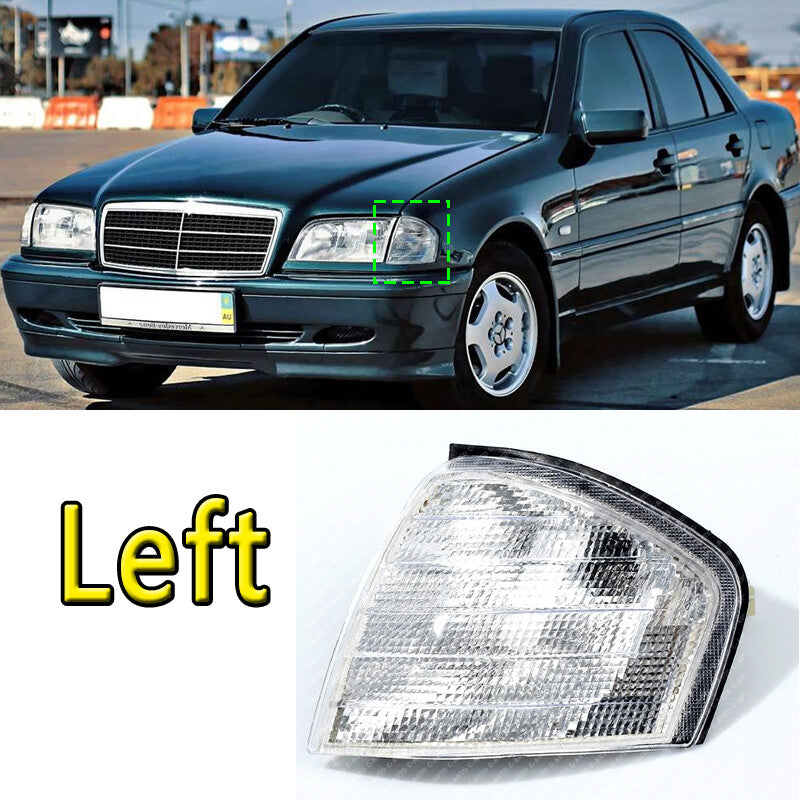 Left Turn Signal Lamp Frame Cover for Mercedes-Benz C Class W202 1994 1995-2000