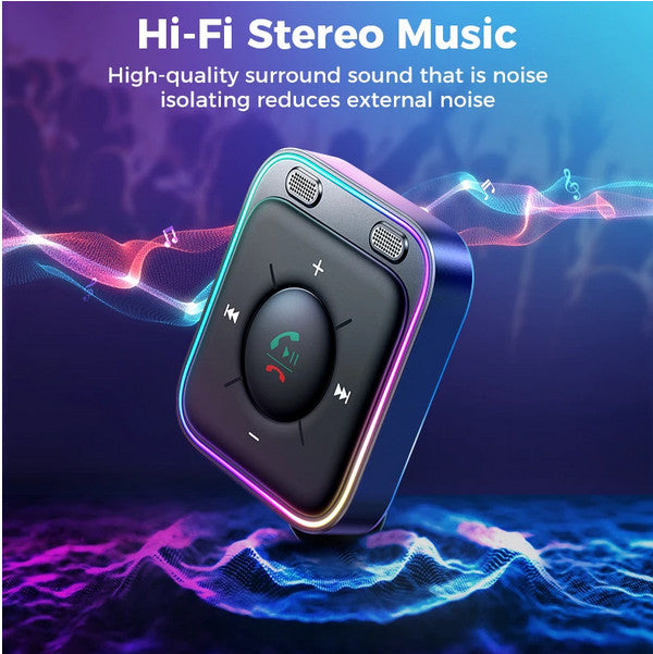Wireless Bluetooth 3.5mm AUX Audio Stereo Car Receiver Adapter Plug and Play