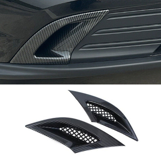 for Honda Accord 2023-2024 Carbon Fiber Look Front Fog Light Lamp Cover Trim 2X