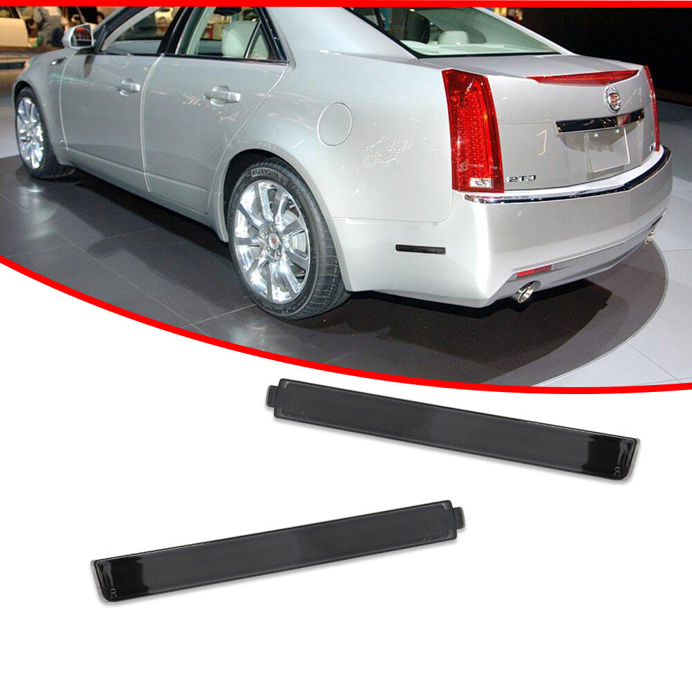 Smoke lens rear side marking signal light reflector applicable to 08-13 for Cadillac CTS CTS-V