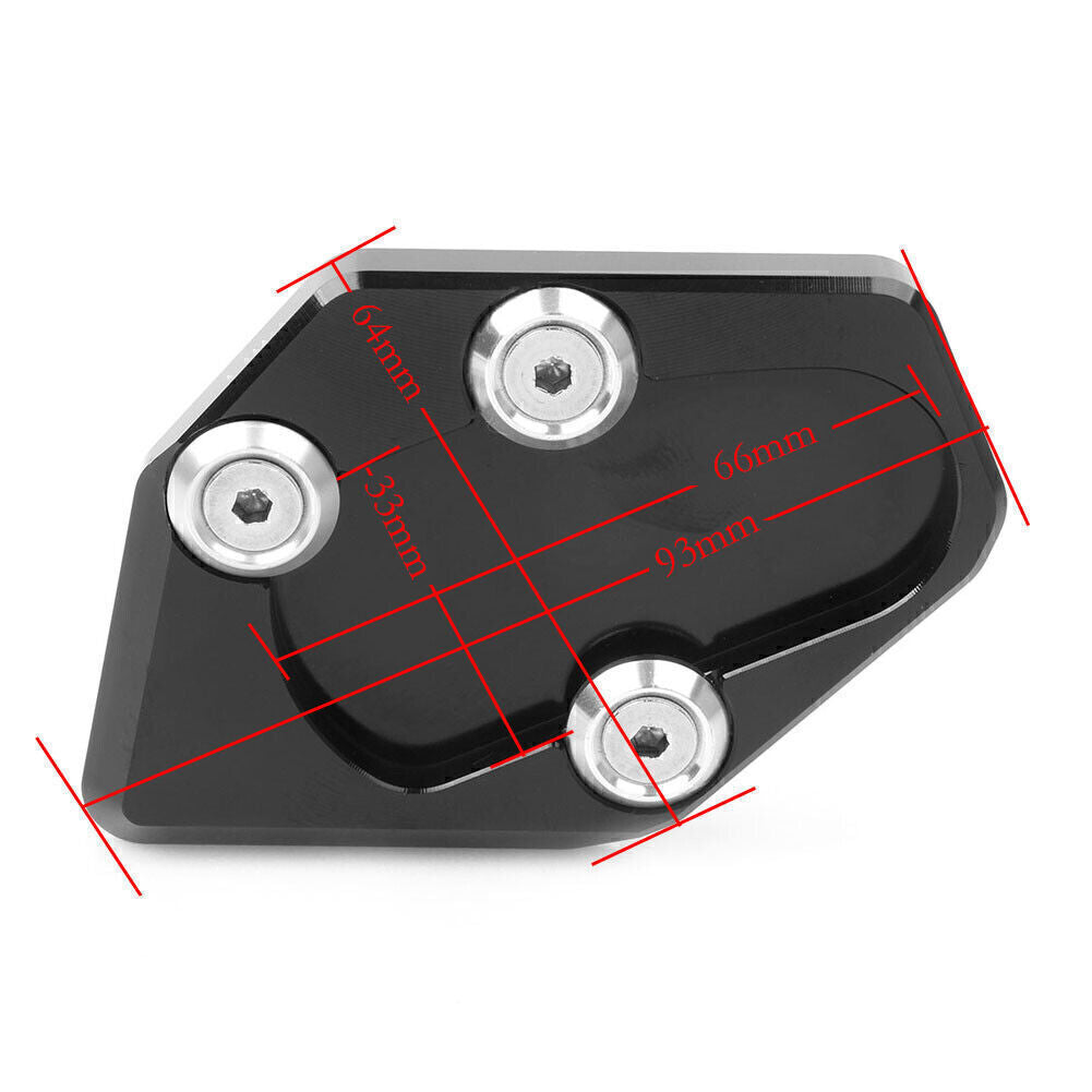 for Yamaha T-MAX 530 2015-2016 BLUE Kickstand Side Stand Enlarger Plate Pad