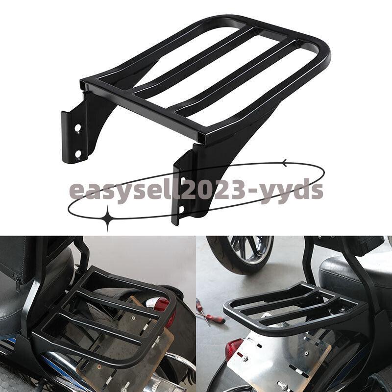 Backrest Sissy Bar Luggage Rack for Harley Softail Sportster 883 1200 XL 2004-UP