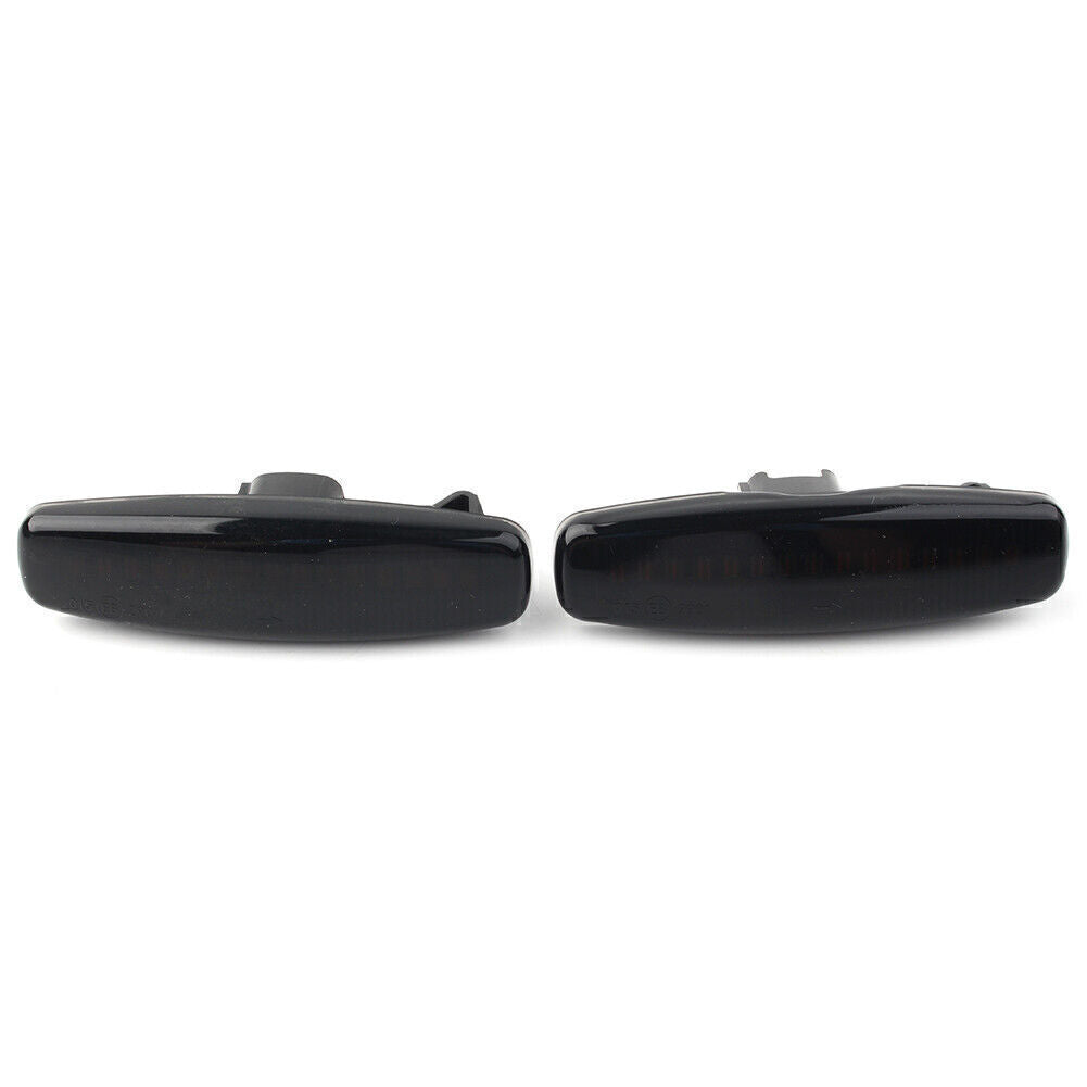 LED Sequential Side Marker Light Black Shell Fit for Infiniti EX25 M35 Q60 Q70 QX50