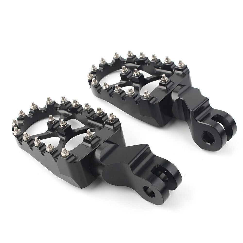 Wide Front Foot Pegs Footrests For T100 T900 2001-2015 Thruxton 1200 2004-2015