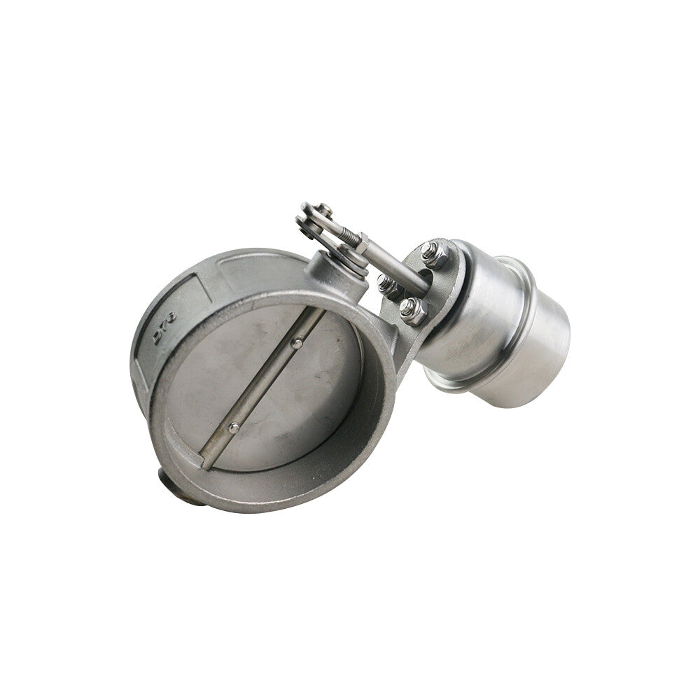 2.5 63mm Exhaust Control Valve Vacuum Actuator Closed Style Pipe Downpipe