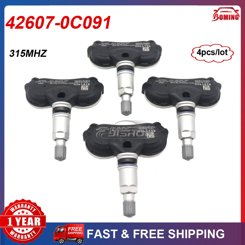Tire Pressure Monitoring System (TPMS) sensor 42607-0C091 is suitable for Toyota Highlander Tundra RAV4.