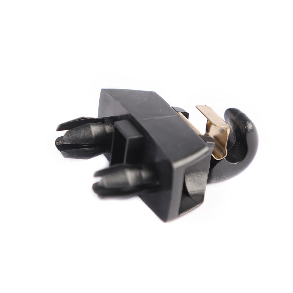 Black sun visor clip holder for Volkswagen for Passat B7 Polo UP! MII Citigo Silver