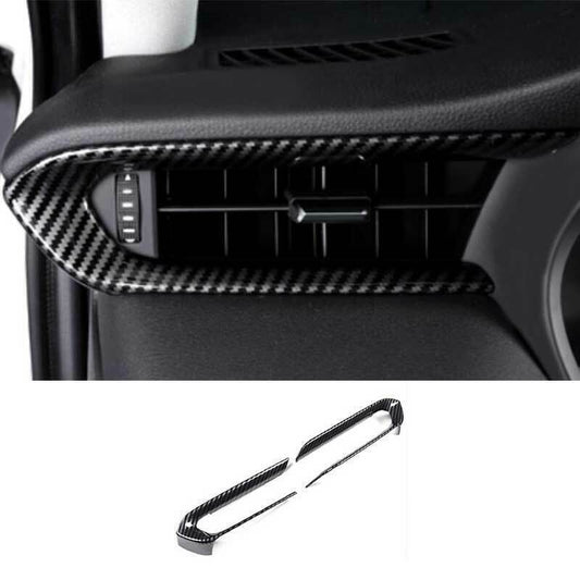 for Toyota Venza 2021-23 Carbon Fiber Dashboard Side Air Outlet Vent Cover Trims