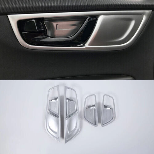 for Hyundai Kona 2018-2022 Matte Silver Interior Door Handle Molding Cover Trims