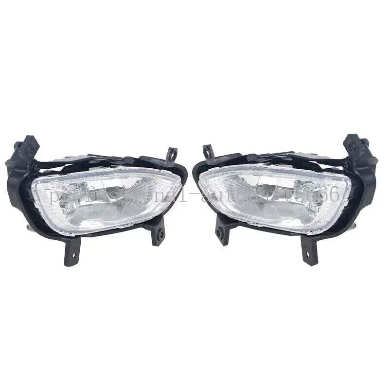 1 Pair Front Fog Light Driving Lamp Clear Lens for Kia Rio K2 Sedan 2012-2015