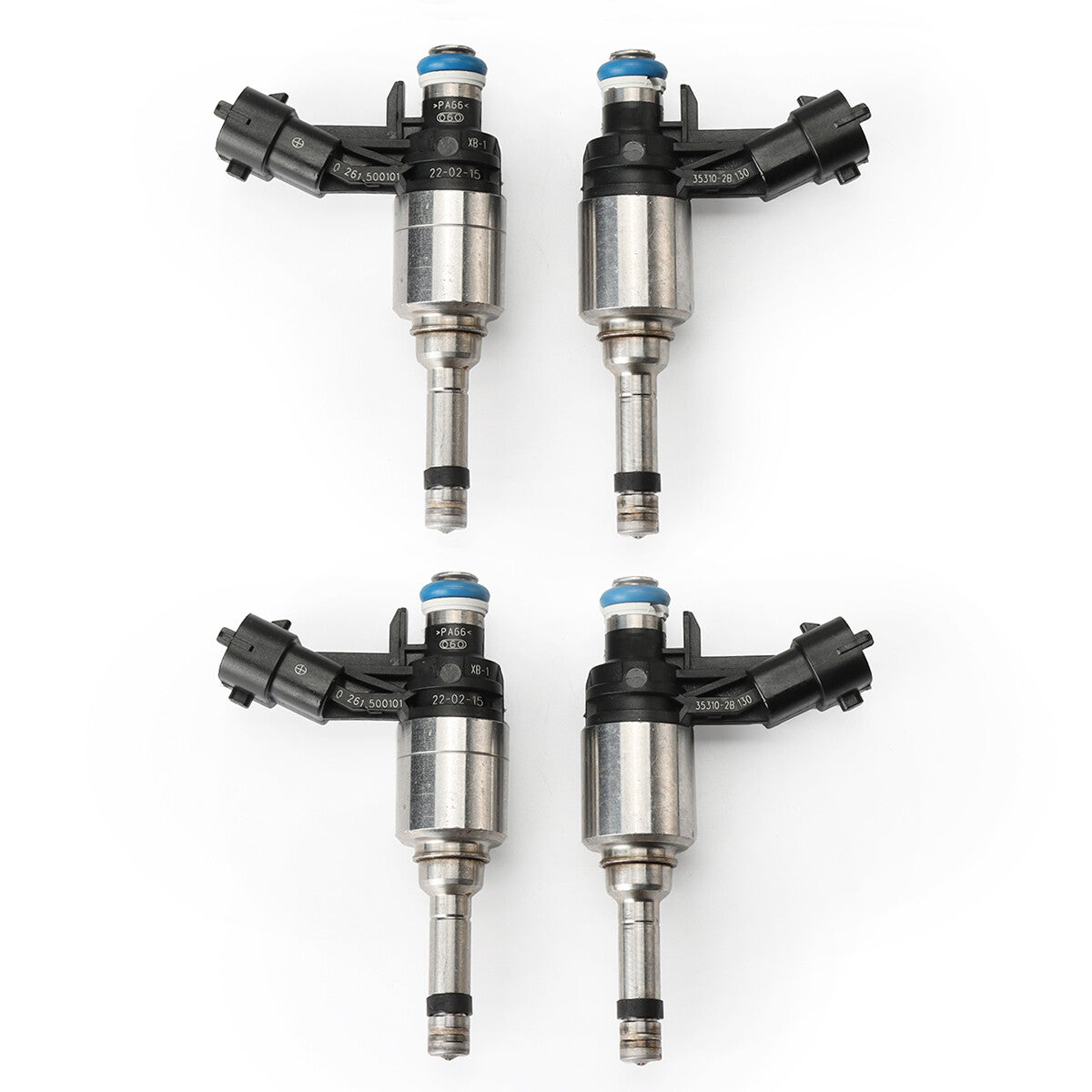 New 4Pcs Fuel Injector Fit for Kia Soul Rio 1.6L 2012-2017 FJ1146 353102B130 US