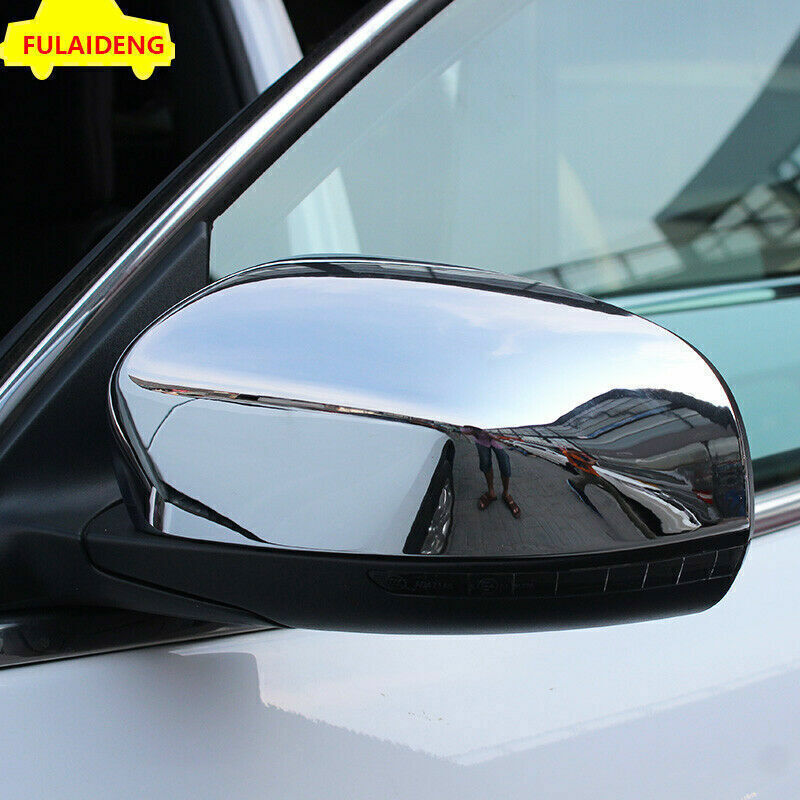 for Jeep Cherokee 2014-2021 Chrome Side Door Rearview Mirror Decor Cover Trims