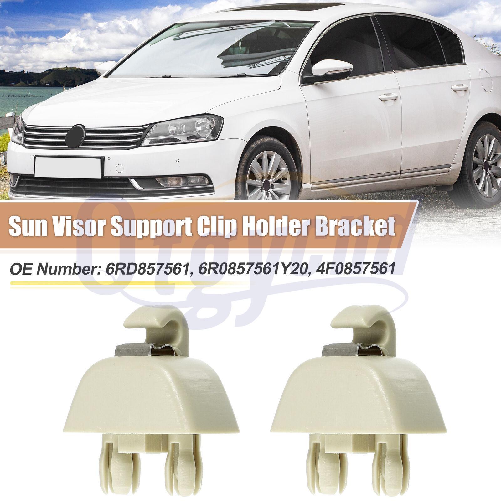 6RD857561 Piece of 2 Sun Visor Support Clip Retainer fit for VW for Passat 2012-2015