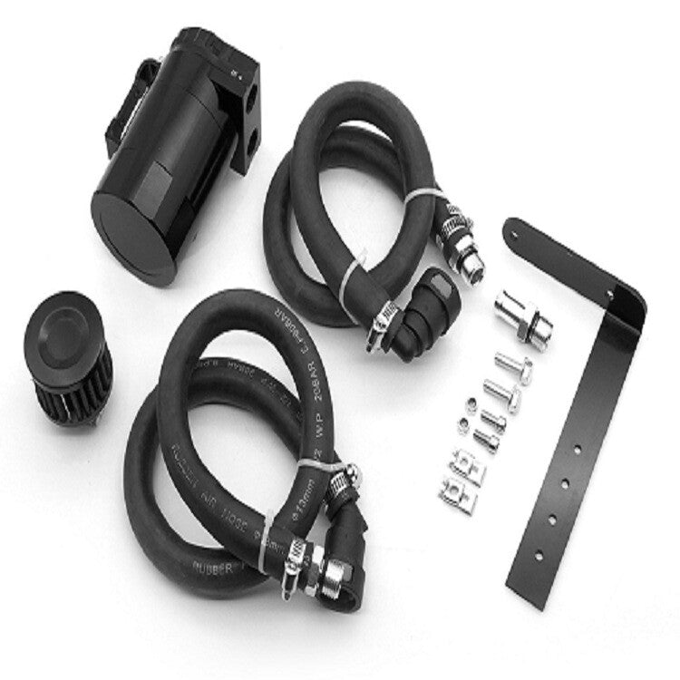 Oil Catch Can with Filter for 11-21Ford F150 5.0L 18-20 Expedition JLT Black