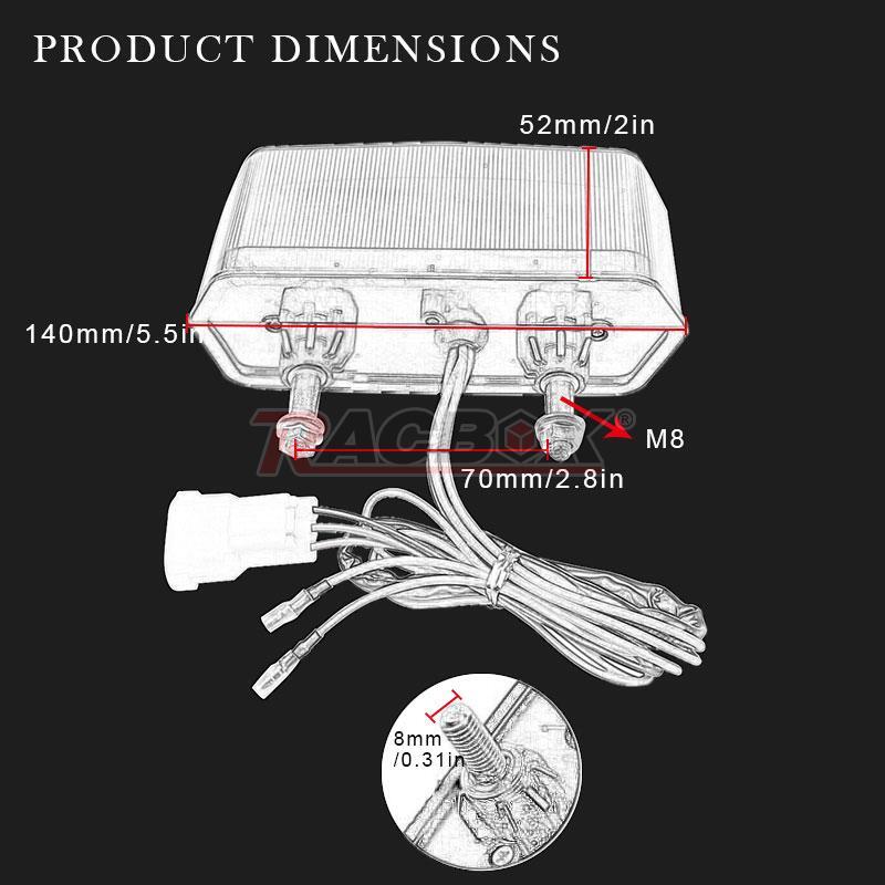 Motorcycle LED Brake Tail Light Turn Signal Integrated for Honda Grom 125 MSX US