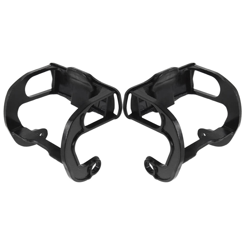 Pair For 2012-2015 F06 F12 F13 6 Series Black Headlight Washer Nozzle Bracket