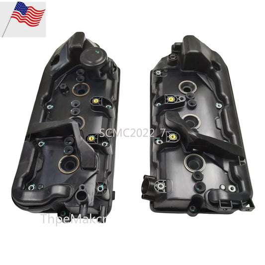 2X Engine Valve Cover w/Gasket for Audi A5 A6 Q7 for VW Touareg 3.0TDI 059103469/470