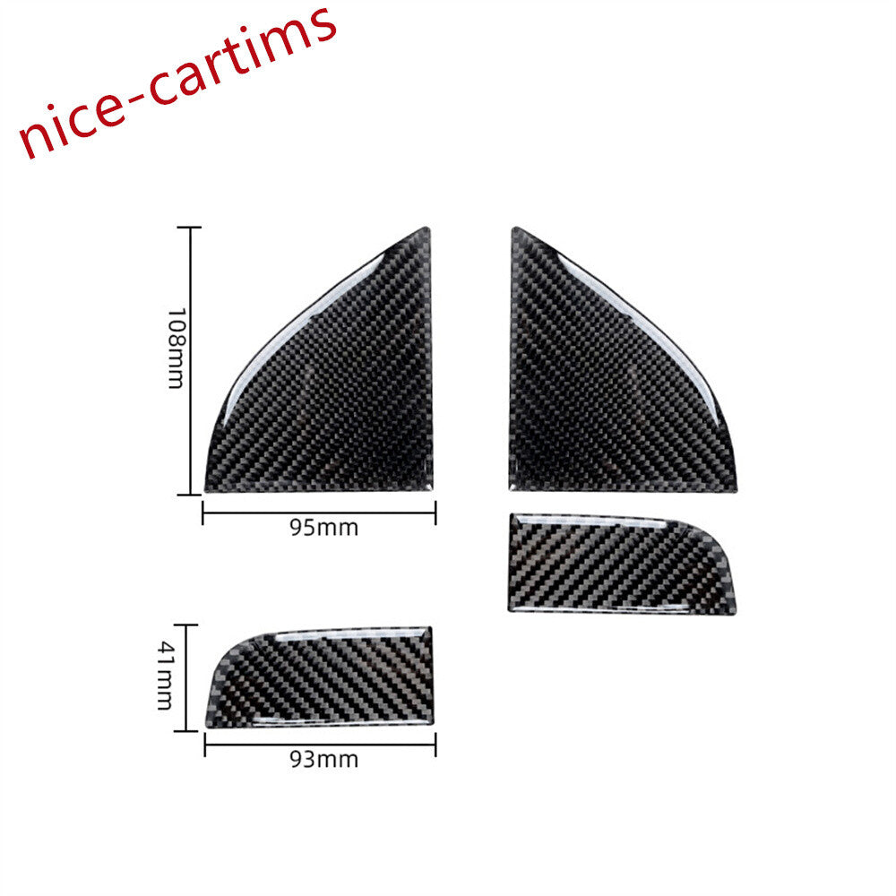 Carbon Fiber Interior Door Corner Panel Trim for Ford F150 2009-2014 Accessories