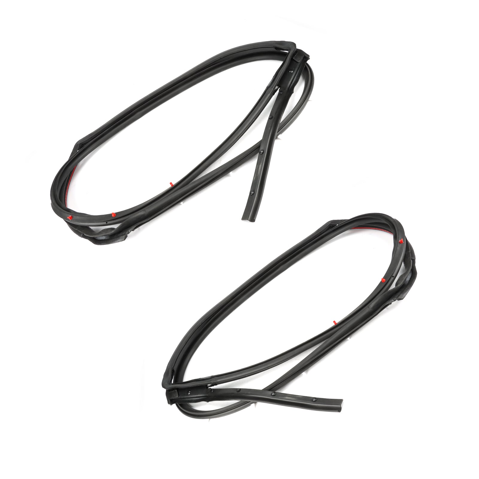 2 Rear 82831-3RA0A-A11 Doors Rubber Weather Strip Seals for Nissan SENTRA 13-19