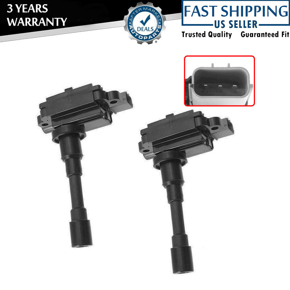Two ignition coils for Suzuki for Swift 2015, 2016, and 2017 models, 1.4L, 33400-65G00