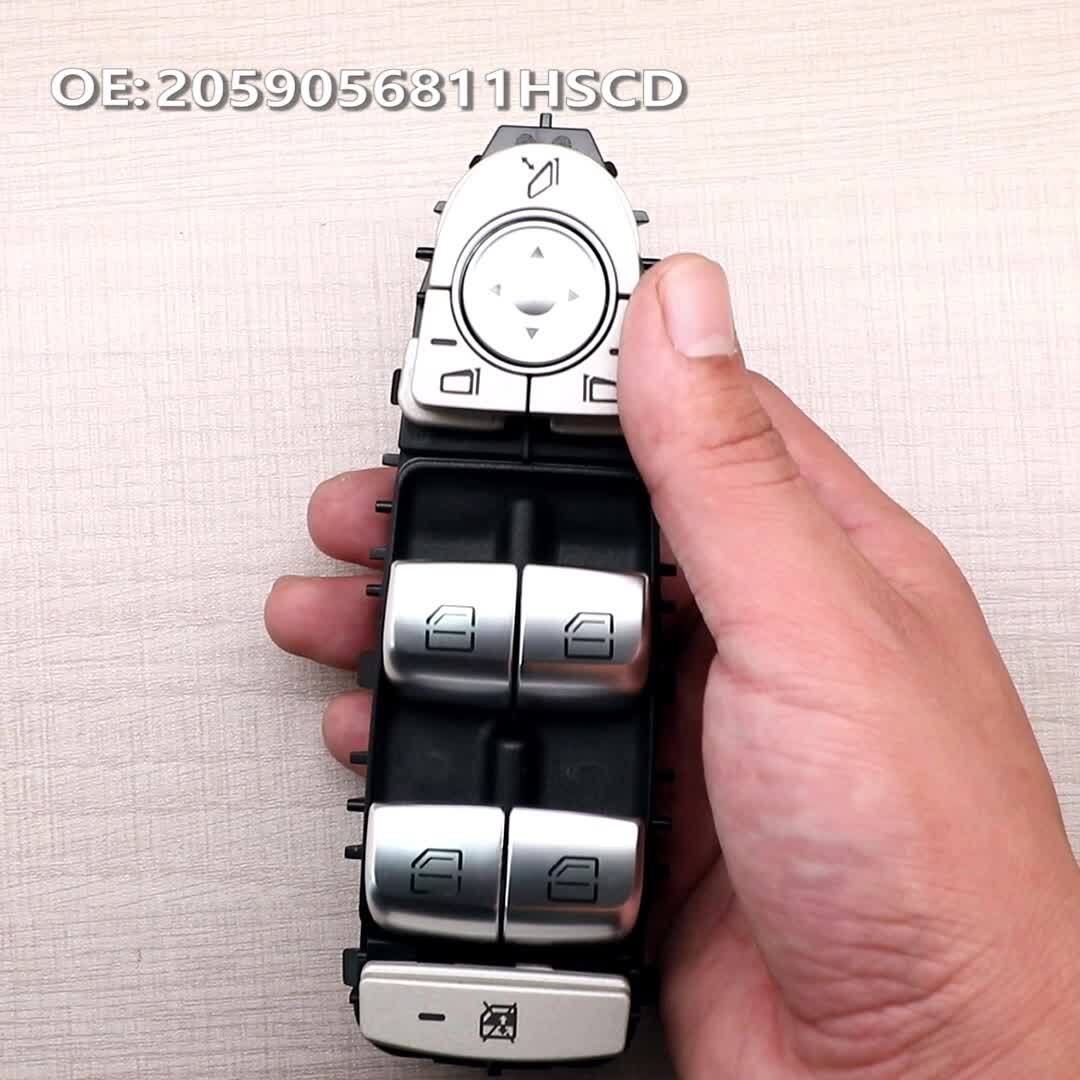 Car Window Regulator Switch A2059056811 for Mercedes-Benz C-Class W205 2014-2019