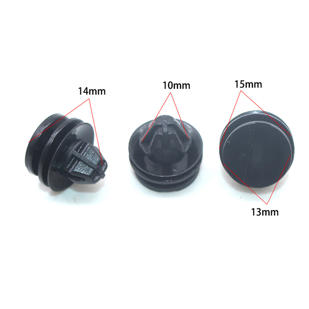 10 Car Rear Door Exterior Side Moulding Trim Clips for Land Rover