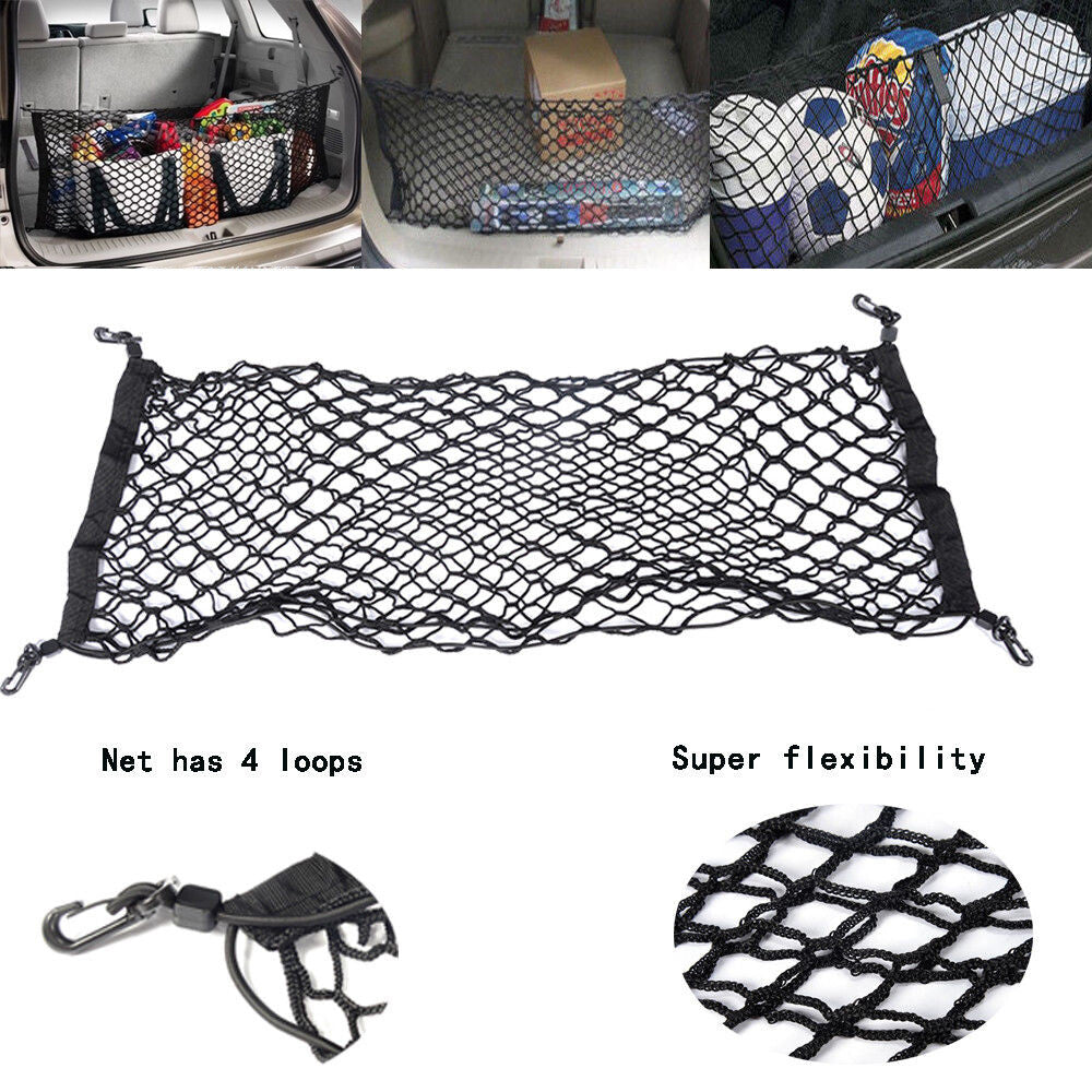 Universal Auto Car Rear Trunk Boot Organizer Pocket Cargo Net Mesh Storage Bag