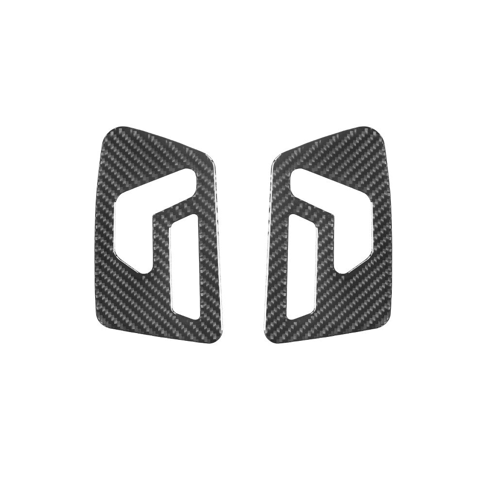 Carbon Fiber Front Door for Seat Adjustment Cover Trim for Mercedes G-Class 2013-18