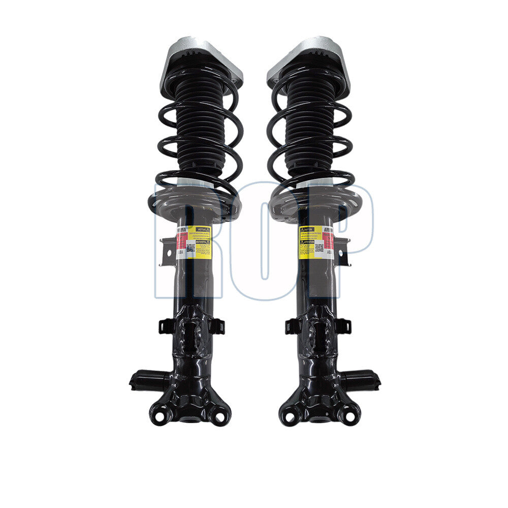 Pair Front Shock Strut Assemblies w/ADS for Mercedes W212 W218 CLS63 E63 AMG RWD
